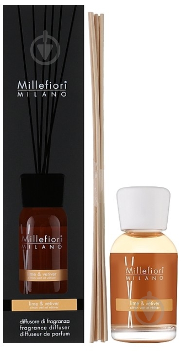 Аромадифузор Millefiori Milano Lime & Vetiver 100 мл - фото 3