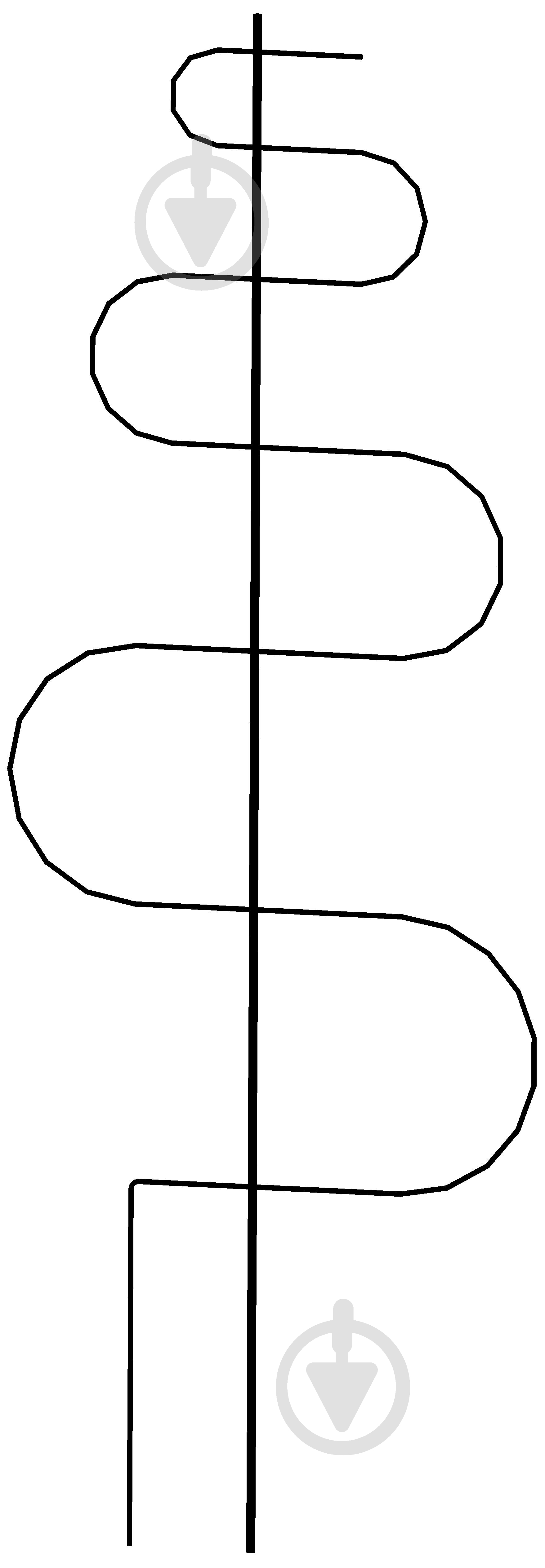 Опора Змейка для растений 850 мм (черная) - фото 1 Опора Змейка для растений 850 мм (черная) - фото 1