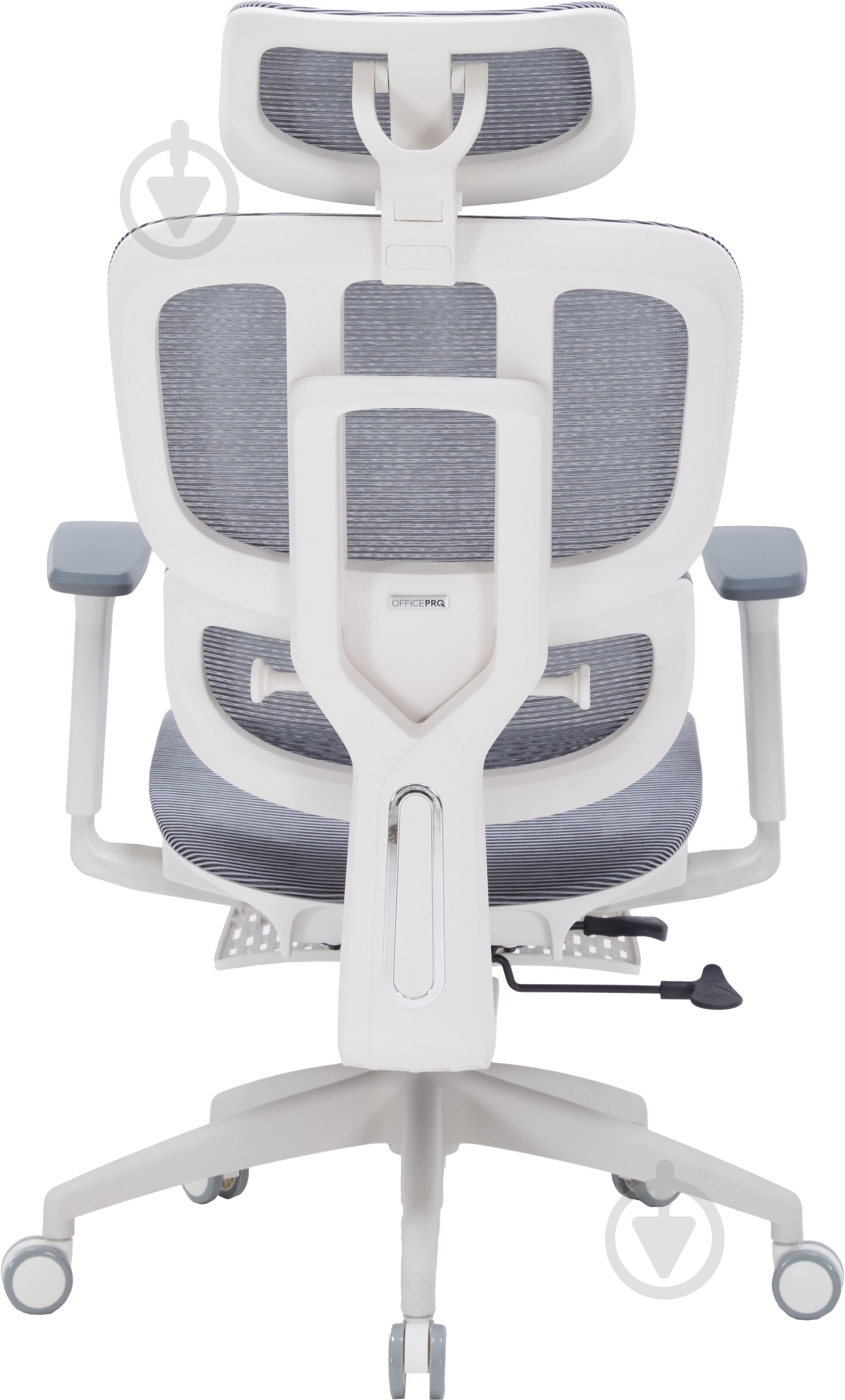 Кресло игровое OfficePro Skyline OC750-W-DG-DG - фото 2
