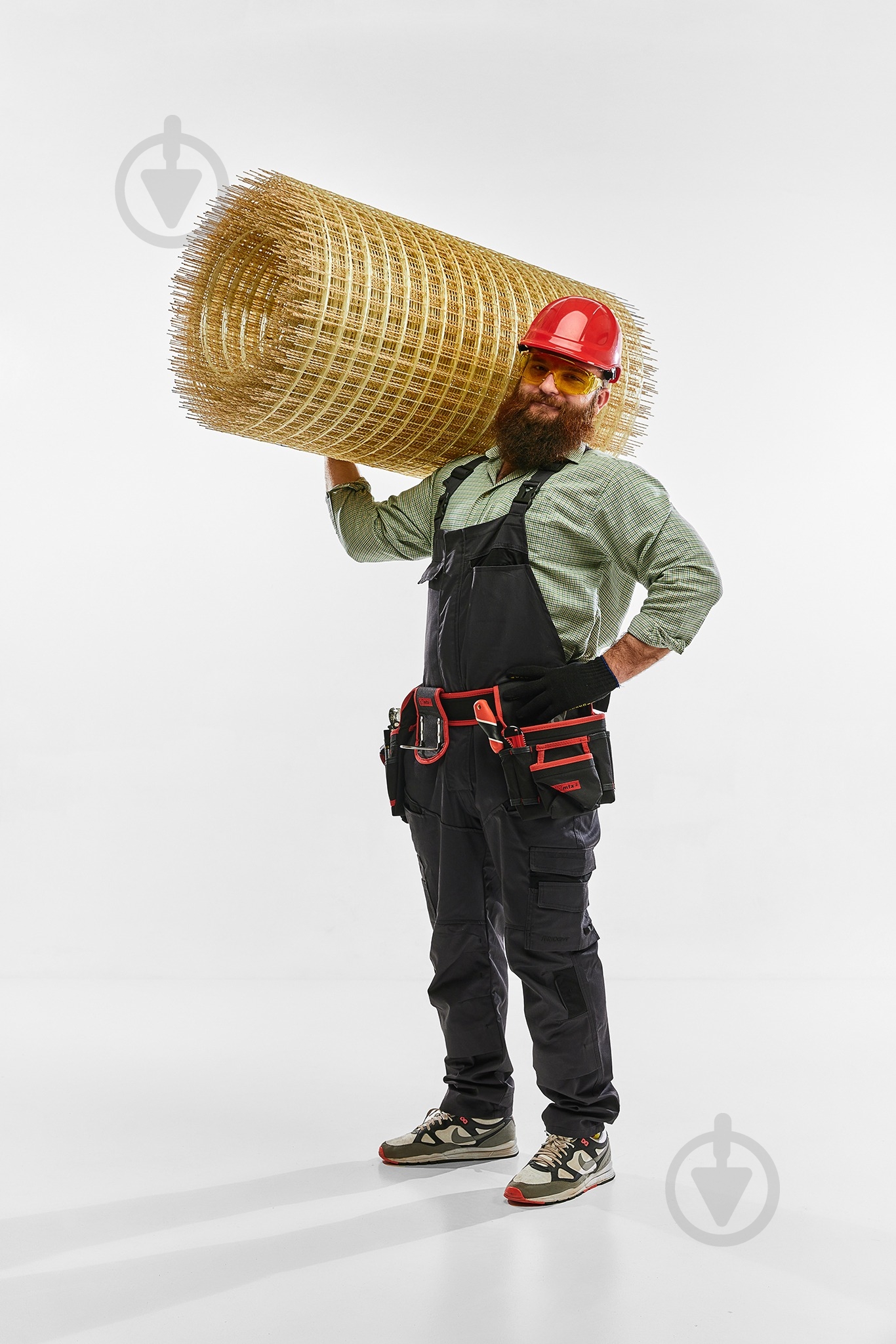 Сітка композитна REBAR Mesh 4 мм 100x100 мм 25 м2 - фото 1