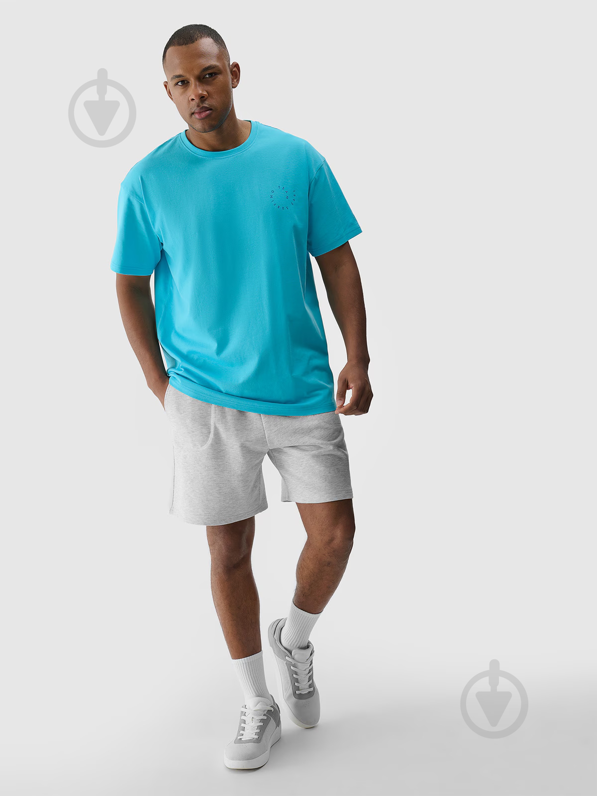 Футболка 4F TSHIRT M2131 4FRSS24TTSHM2131-48S р.3XL голубой - фото 5 Футболка 4F TSHIRT M2131 4FRSS24TTSHM2131-48S р.3XL голубой - фото 5