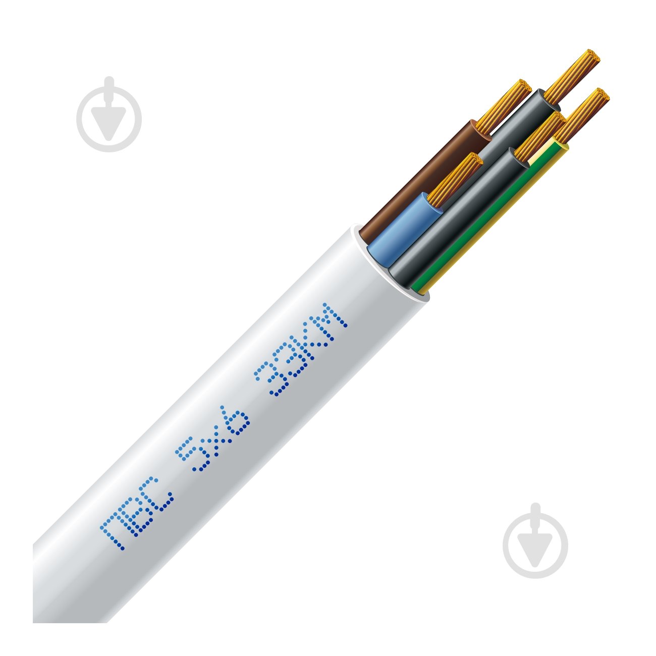 ᐉ Кабель силовий ЗЗКМ ПВС 5x6,0 мідь • Краща ціна в Києві, Україні • Купити в Епіцентр