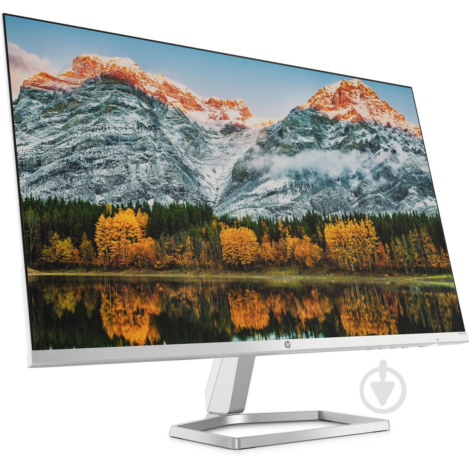 Монитор HP M27fw белый с серебристым 27" (2H1A4E9) - фото 2