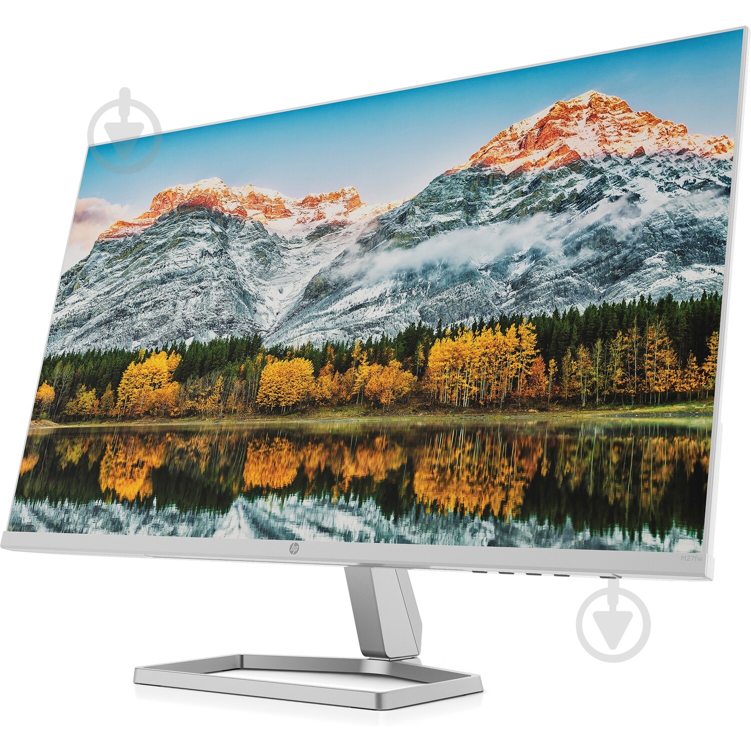 Монитор HP M27fw белый с серебристым 27" (2H1A4E9) - фото 3