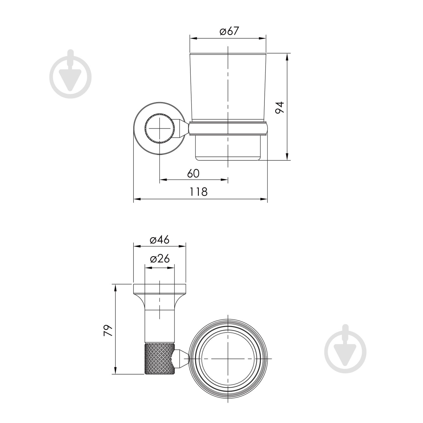 Стакан Imprese Brenta ZMK091908230 - фото 2