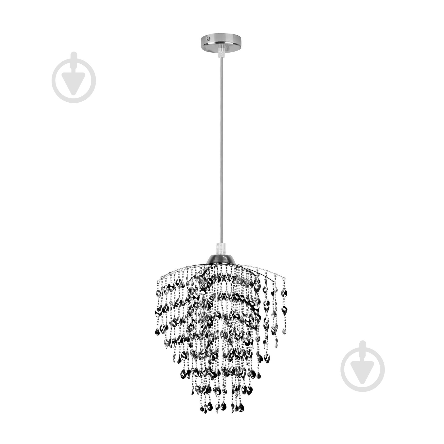 Люстра підвісна Candellux SARDI 1x60 Вт чорний/хром 31-05403 - фото 1 Люстра підвісна Candellux SARDI 1x60 Вт чорний/хром 31-05403 - фото 1