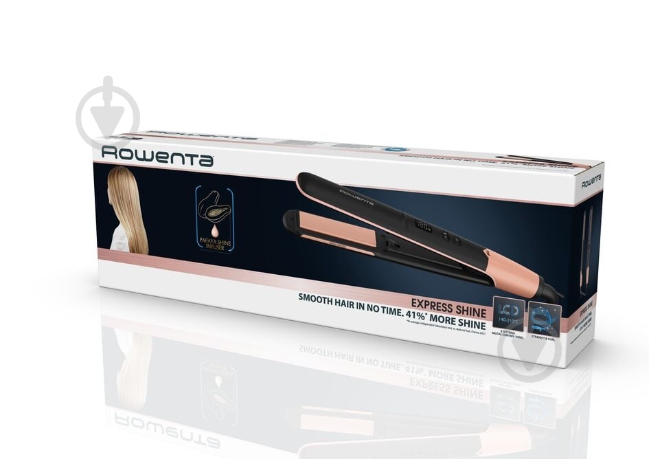 Выпрямитель для волос Rowenta Express Shine Papaya SF4620F0 - фото 12