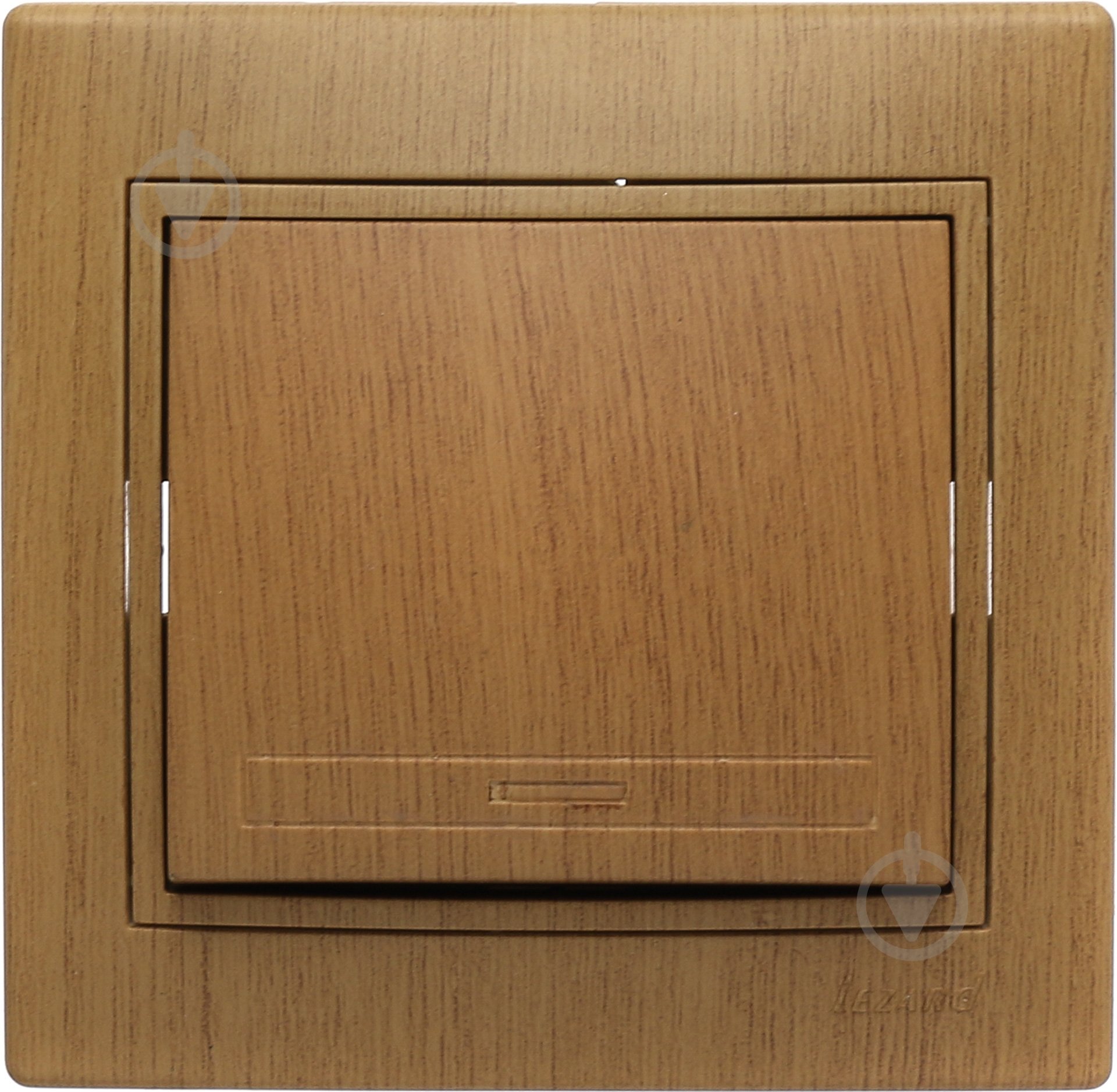 Вимикач одноклавішний Lezard Mira без підсвітки дуб матовий 701-5151-100 - фото 1 Вимикач одноклавішний Lezard Mira без підсвітки дуб матовий 701-5151-100 - фото 1