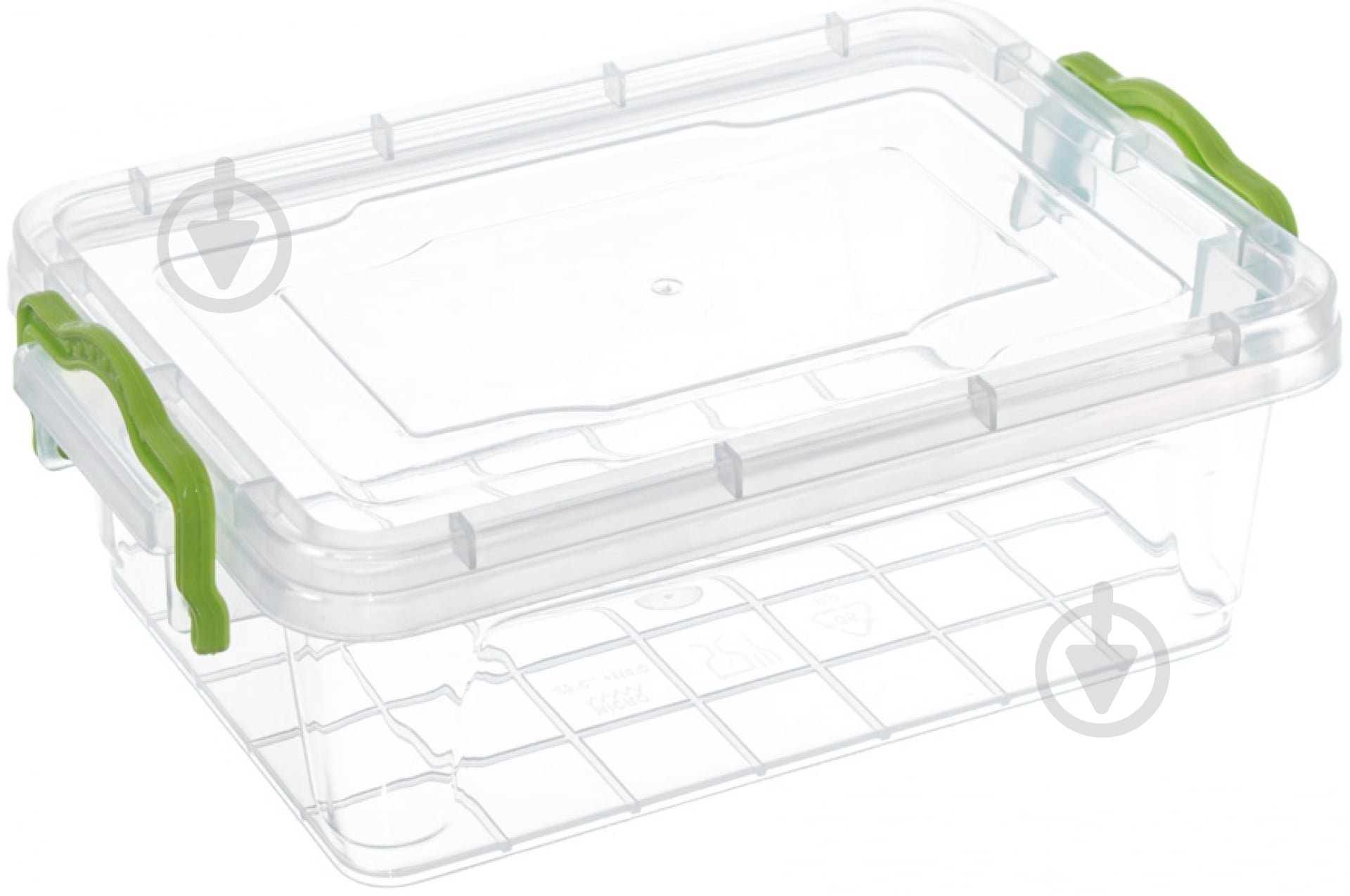 Контейнер для зберігання із кришкою Ал-Пластик №3 (харчовий пластик) 75x140x210 мм - фото 1