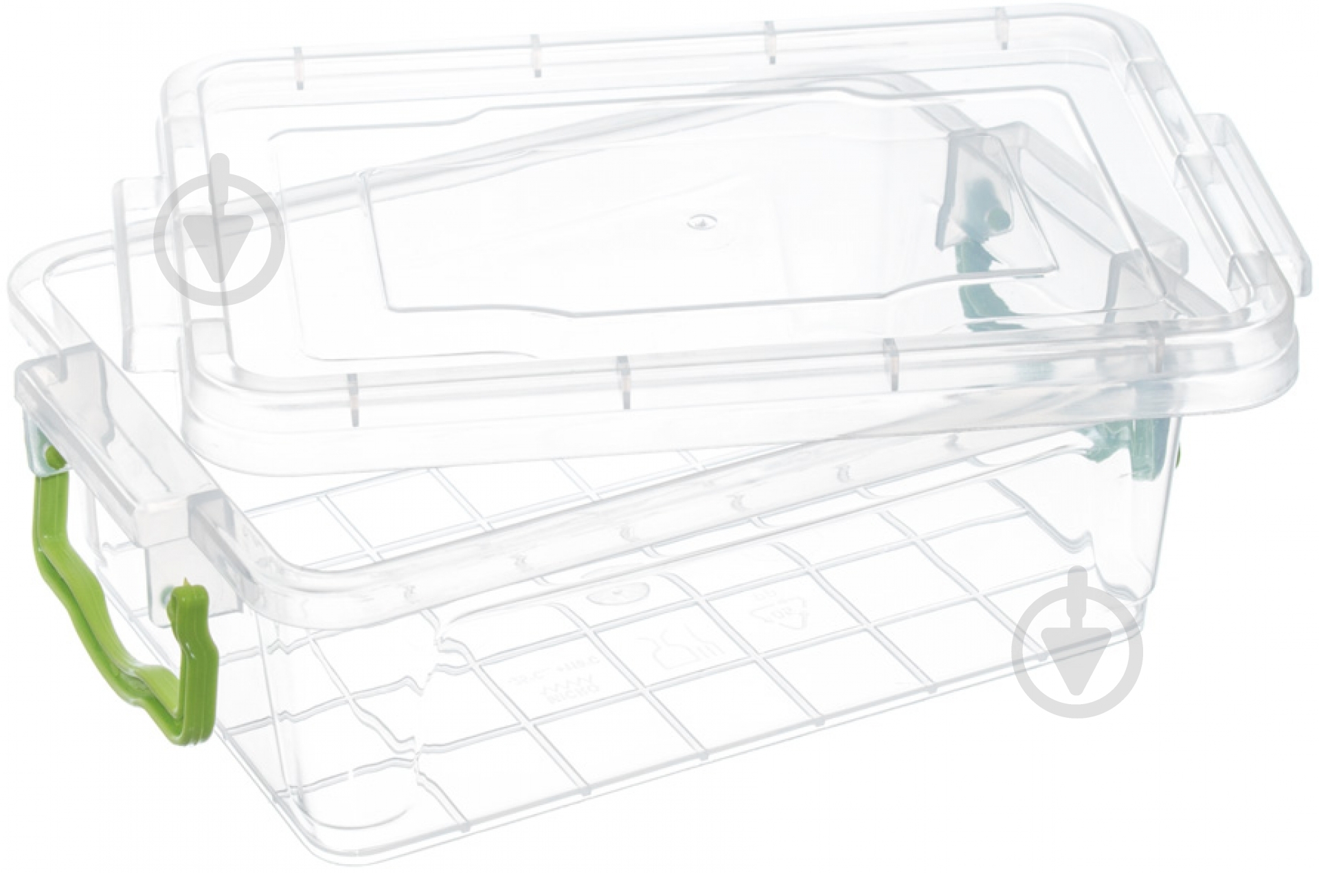 Контейнер для зберігання із кришкою Ал-Пластик №3 (харчовий пластик) 75x140x210 мм - фото 2