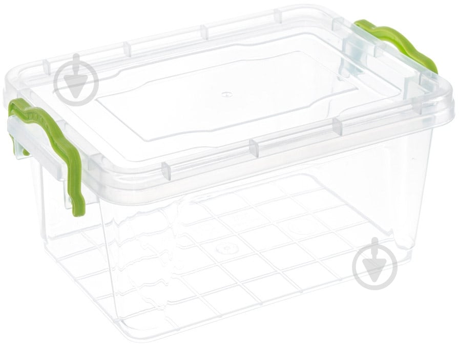 Контейнер для зберігання із кришкою Ал-Пластик №5 (харчовий пластик) 120x170x260 мм - фото 1