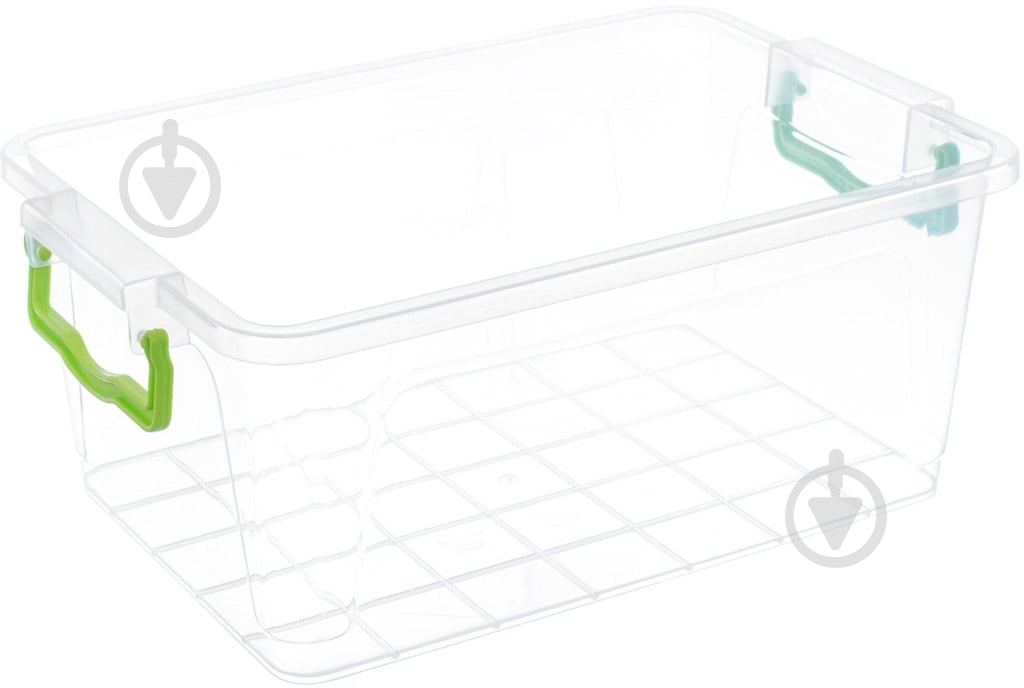 Контейнер для зберігання Ал-Пластик прозорий №6 (харчовий пластик) 135x205x310 мм - фото 2
