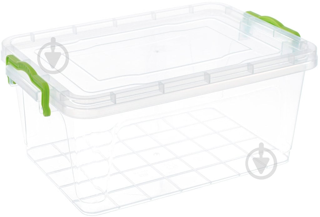 Контейнер для зберігання Ал-Пластик прозорий №6 (харчовий пластик) 135x205x310 мм - фото 3