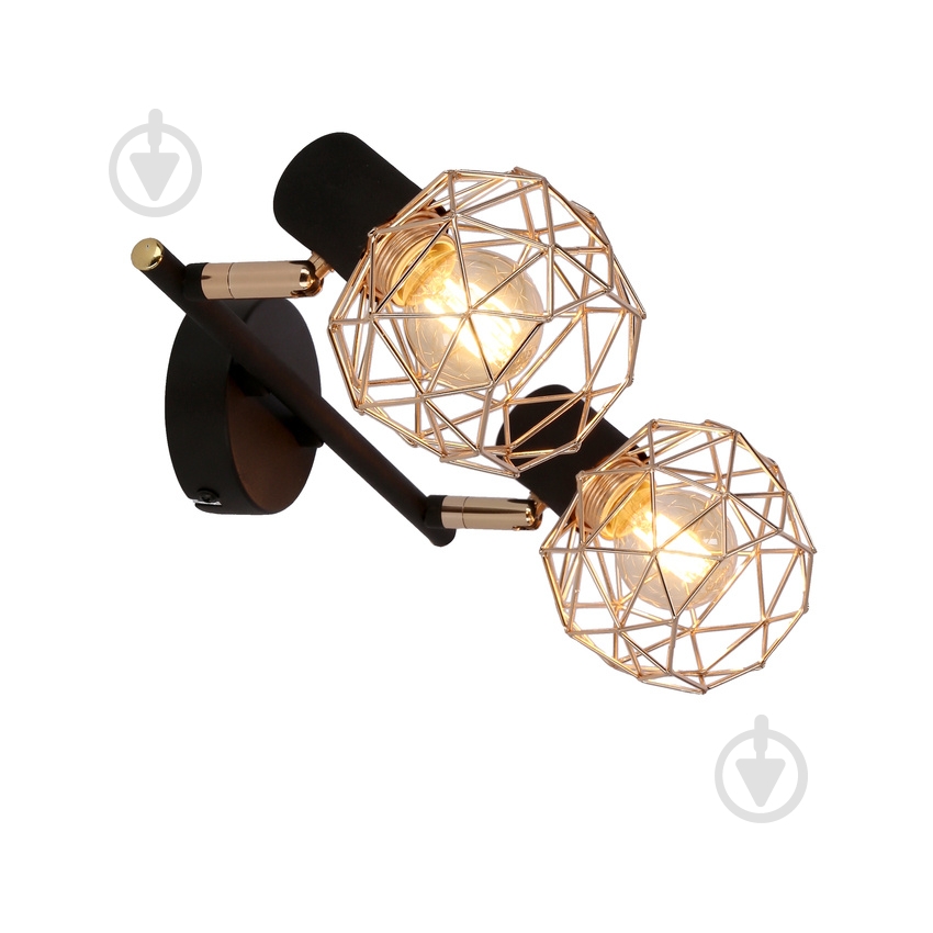 Спот Candellux Acrobat 2x40 Вт E14 черный/медь 92-22202 - фото 3 Спот Candellux Acrobat 2x40 Вт E14 черный/медь 92-22202 - фото 3