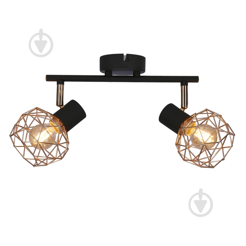 Спот Candellux Acrobat 2x40 Вт E14 черный/медь 92-22202 - фото 4 Спот Candellux Acrobat 2x40 Вт E14 черный/медь 92-22202 - фото 4