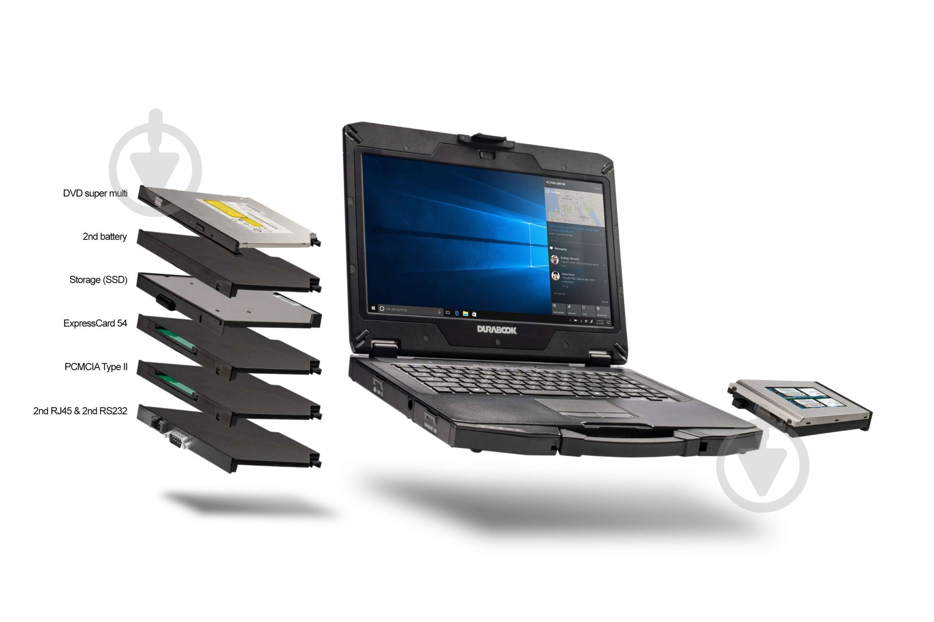 Ноутбук DURABOOK S14I 14" (S4E1A2AA3BXE) black - фото 16 Ноутбук DURABOOK S14I 14" (S4E1A2AA3BXE) black - фото 16