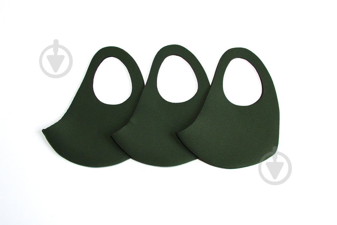 Маска Grandtex неопреновая многоразовая хаки р. S 3 шт. - фото 5 Маска Grandtex неопреновая многоразовая хаки р. S 3 шт. - фото 5