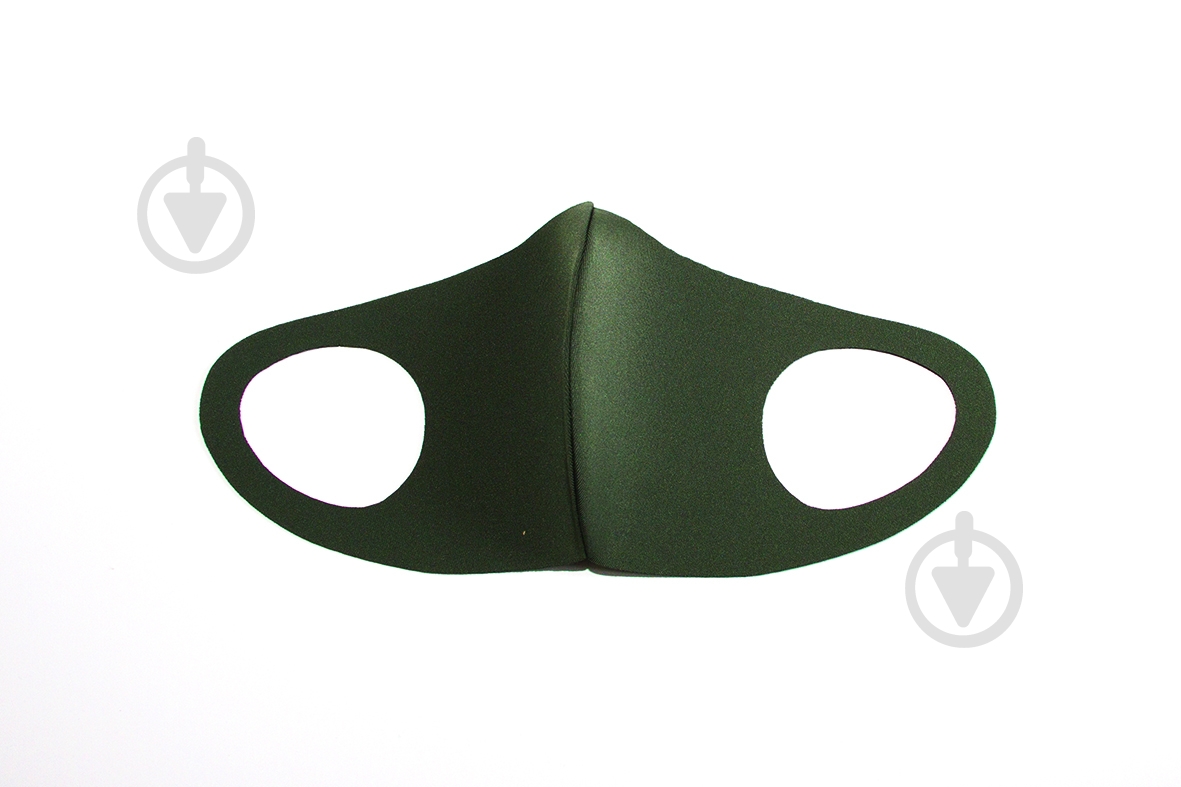 Маска Grandtex неопреновая многоразовая хаки р. S 3 шт. - фото 2 Маска Grandtex неопреновая многоразовая хаки р. S 3 шт. - фото 2