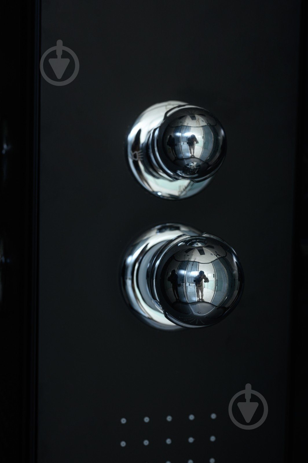 Душевой бокс GM Dp 210 90x90 см графит/черный полукруг - фото 10