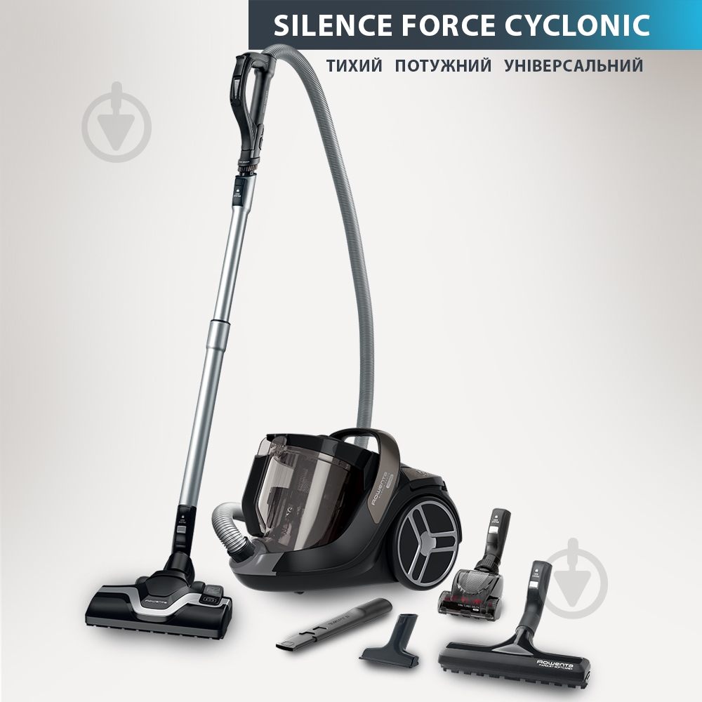Пылесос Rowenta RO7260ЕА Silence Force Cyclonic black - фото 10