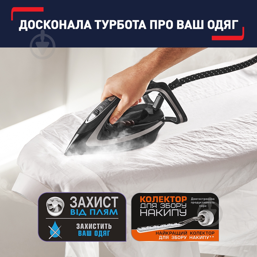 Парогенератор Tefal GV9620 Pro Express Ultimate+ - фото 5 Парогенератор Tefal GV9620 Pro Express Ultimate+ - фото 5