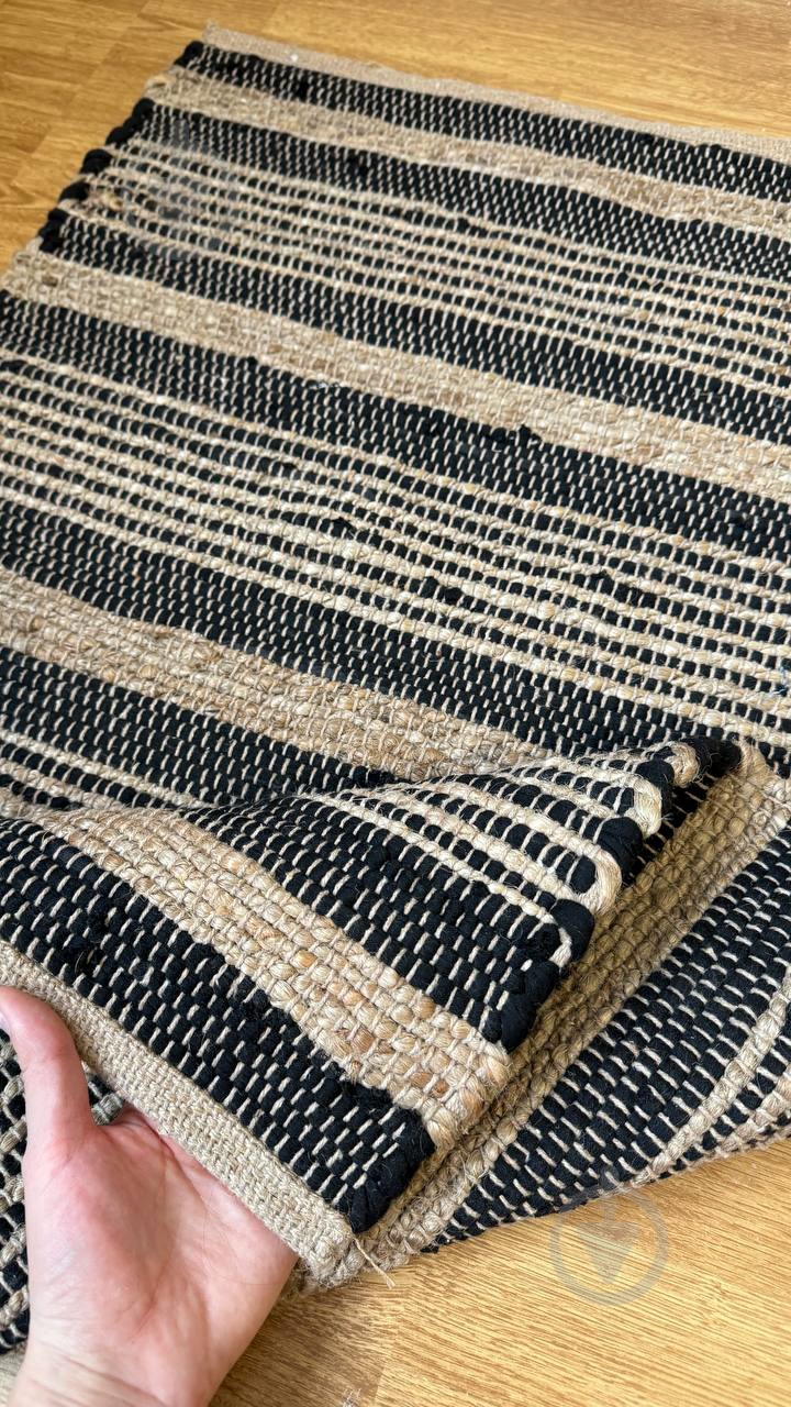 Килим Ceejay DIVALI (BLACK NATURAL) 80x150 см - фото 4