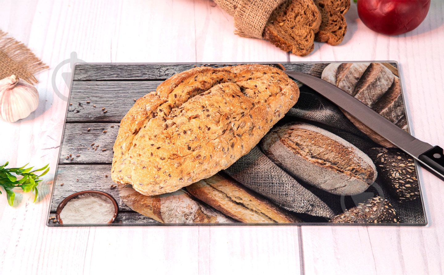Доска разделочная Viva bread white 35х25 см c3235c-a1 - фото 2