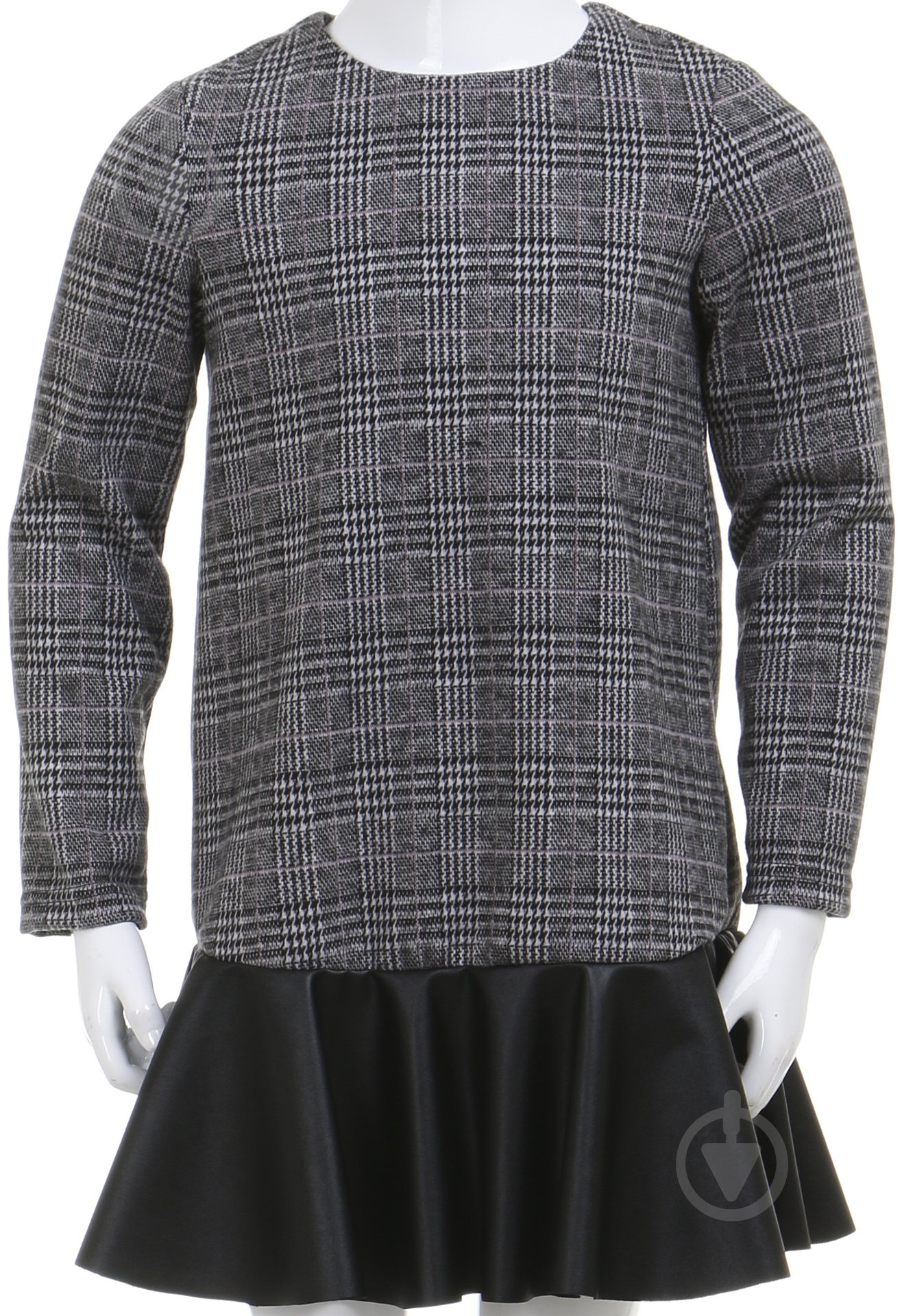 Платье Sasha р.128 серый 4289 - фото 1