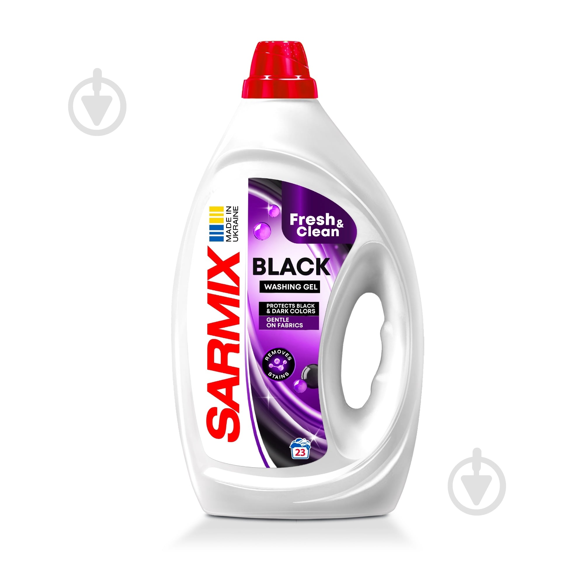 Гель для машинной и ручной стирки SARMIX BLACK 0,9 л - фото 1