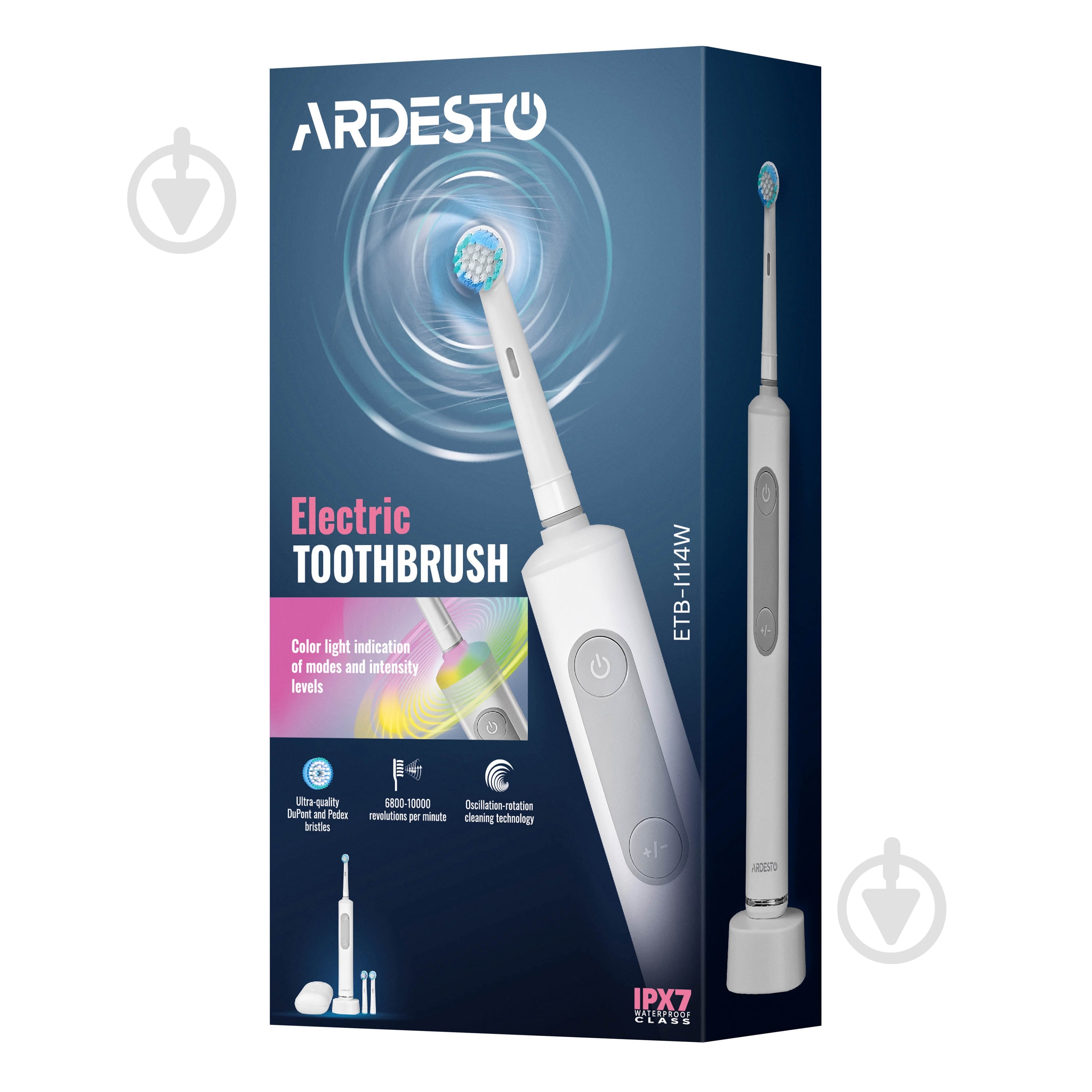 Электрическая зубная щетка ARDESTO ETB-I114W - фото 18