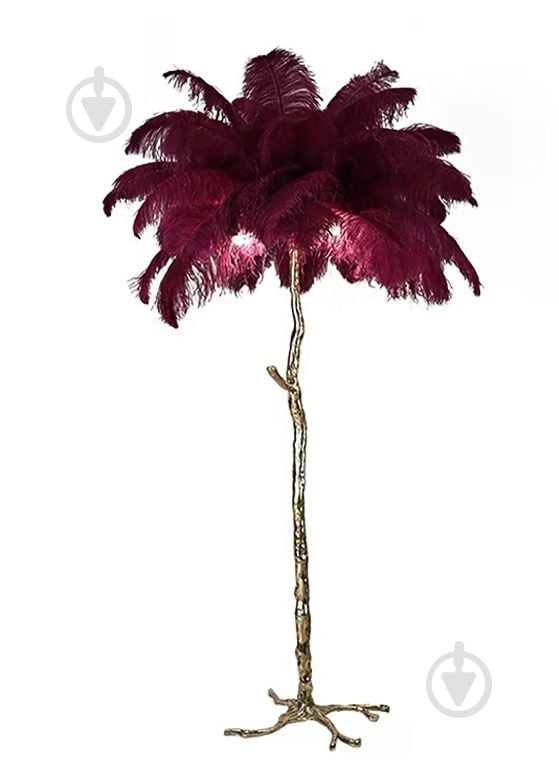 Торшер Berger 40 Вт E14 7002-FL-3 Gold & Burgundy - фото 1 Торшер Berger 40 Вт E14 7002-FL-3 Gold & Burgundy - фото 1
