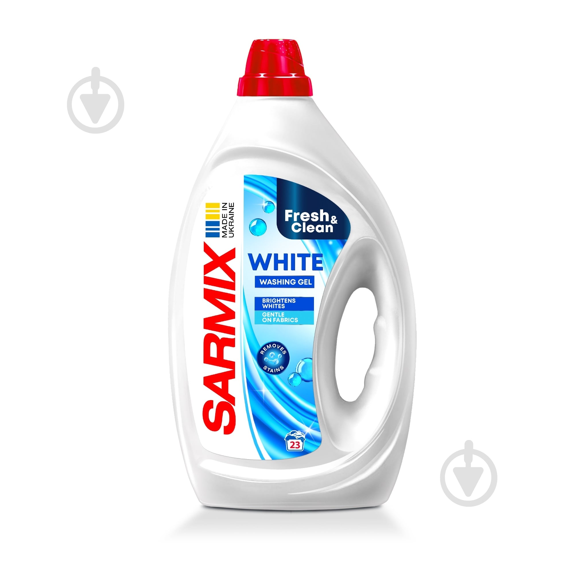 Гель для машинной и ручной стирки SARMIX WHITE 0,9 л - фото 1
