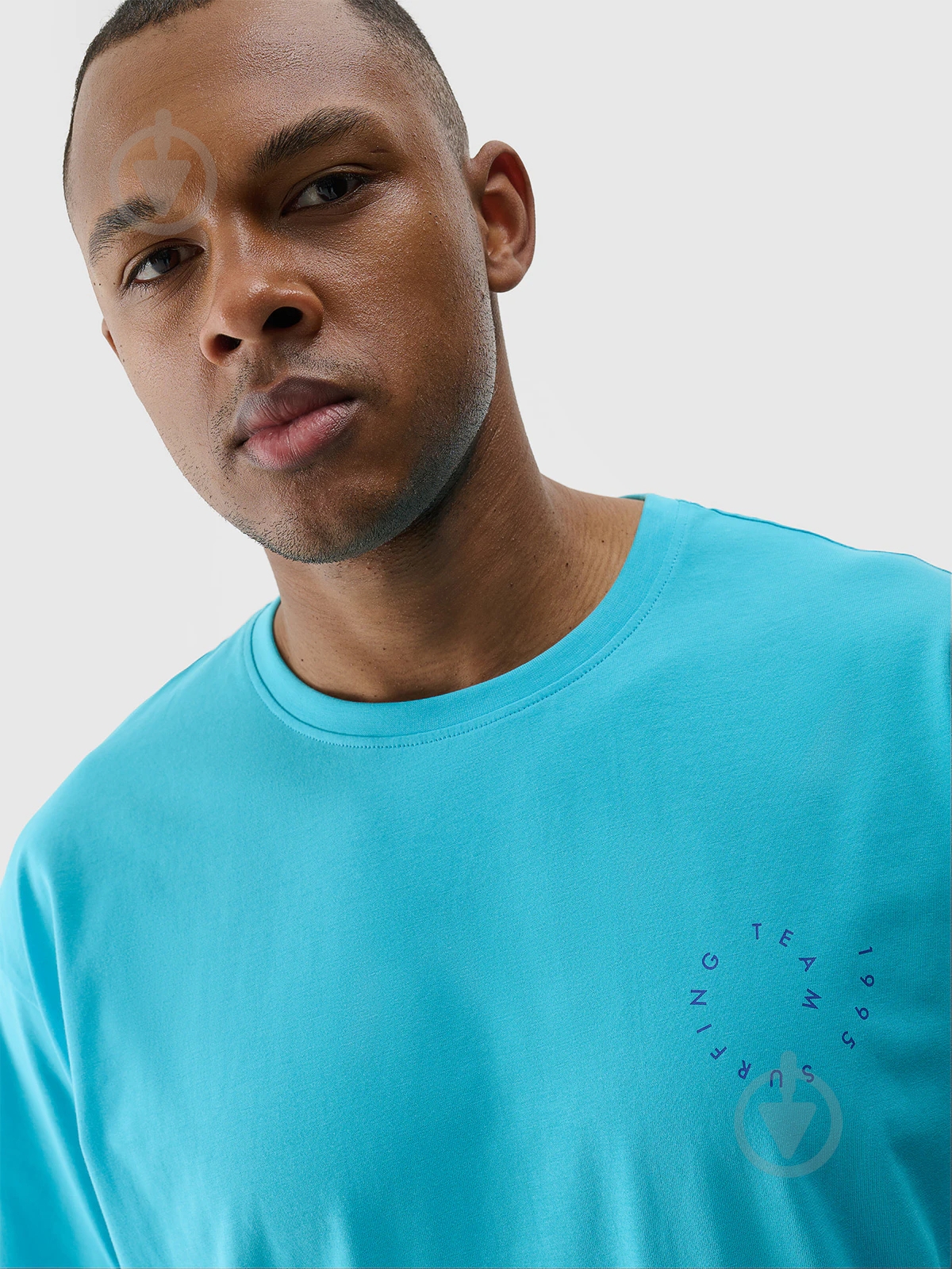 Футболка 4F TSHIRT M2131 4FRSS24TTSHM2131-48S р.L блакитний - фото 3 Футболка 4F TSHIRT M2131 4FRSS24TTSHM2131-48S р.L блакитний - фото 3