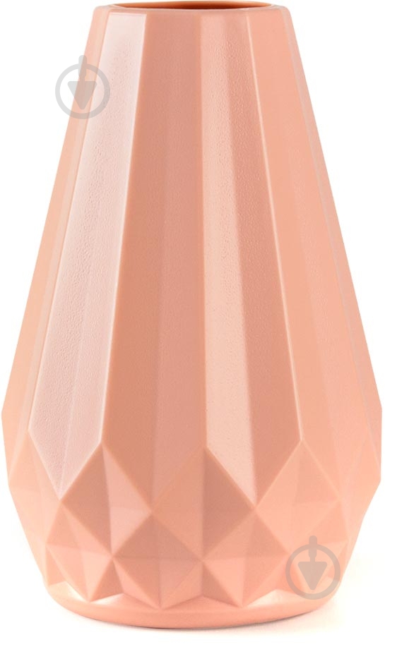 Ваза пластиковая MVM DH-FLOWERS-07 PINK 20,5 см DH-FLOWERS-07 PINK - фото 1
