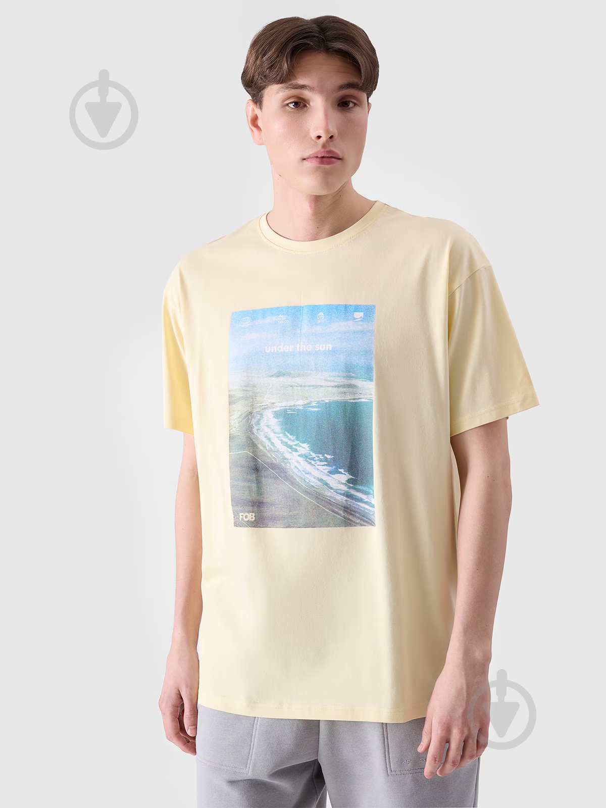 Футболка 4F 4FRSS24TTSHM2132-73S р.L желтый - фото 1