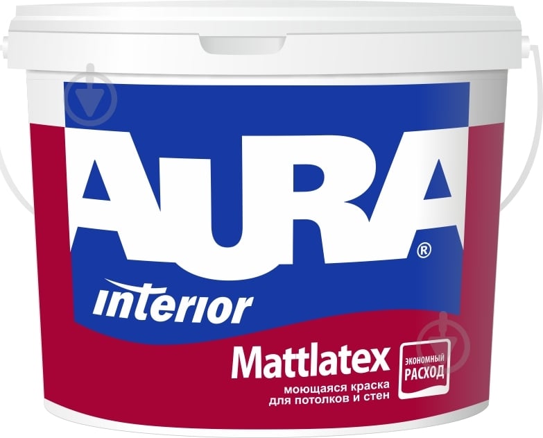 Фарба акрилатна водоемульсійна Aura® Mattlatex глибокий мат білий 5 л - фото 1