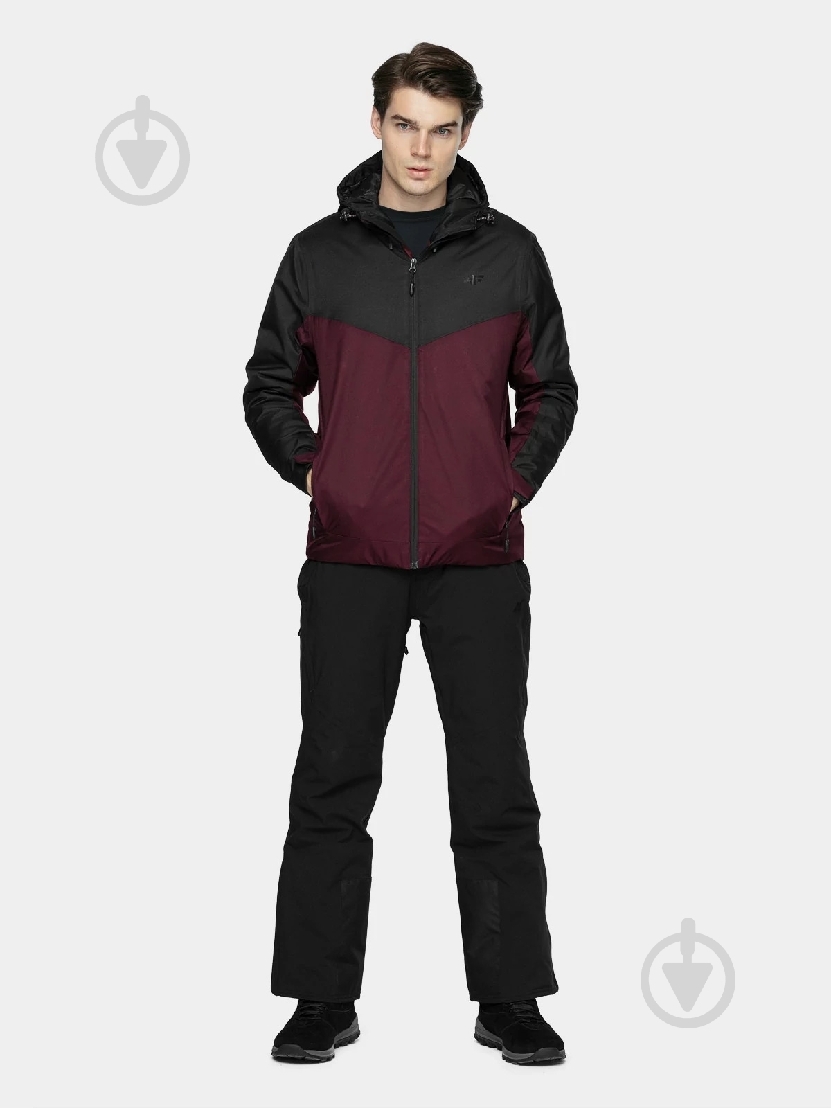 Куртка мужская зимняя 4F D4Z20-KUMN301-60S р.3XL темно-красная - фото 2 Куртка мужская зимняя 4F D4Z20-KUMN301-60S р.3XL темно-красная - фото 2