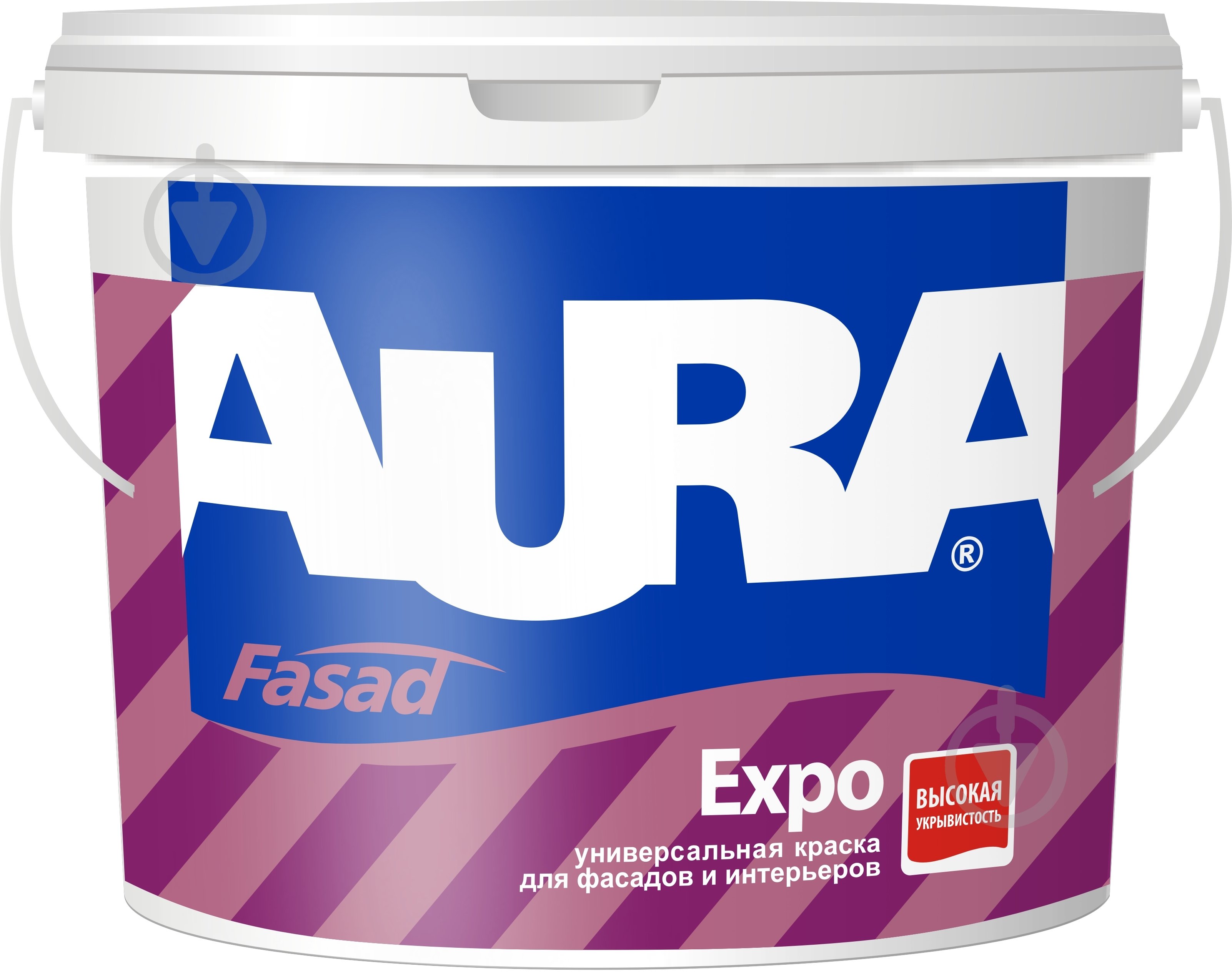 Фарба акрилатна водоемульсійна Aura® Fasad Expo мат білий 2,5 л - фото 1