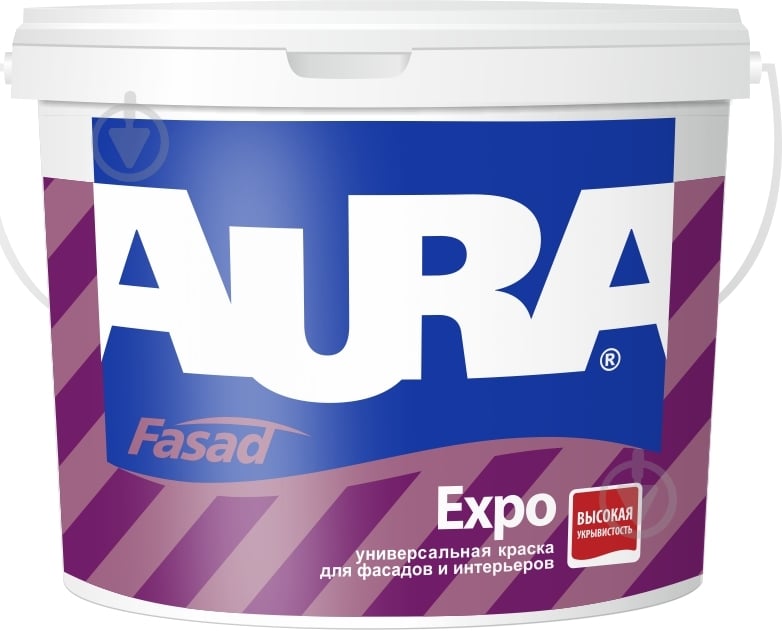 Фарба акрилатна водоемульсійна Aura® Fasad Expo мат білий 5 л - фото 1