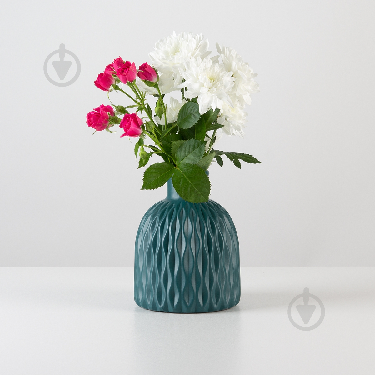 Ваза пластиковая MVM DH-FLOWERS-09 MARINE BLUE 15 см DH-FLOWERS-09 MARINE BLUE - фото 2