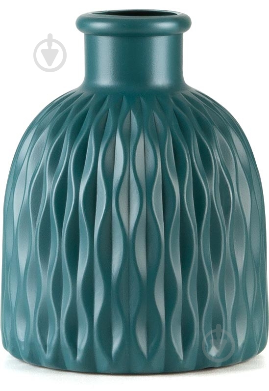 Ваза пластиковая MVM DH-FLOWERS-09 MARINE BLUE 15 см DH-FLOWERS-09 MARINE BLUE - фото 1