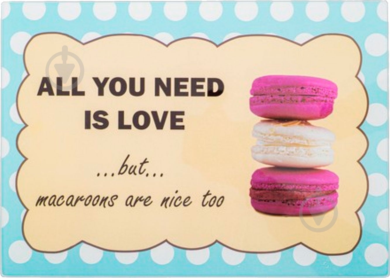Доска разделочная Viva macaroons 35х25см c3235c-a6 - фото 1