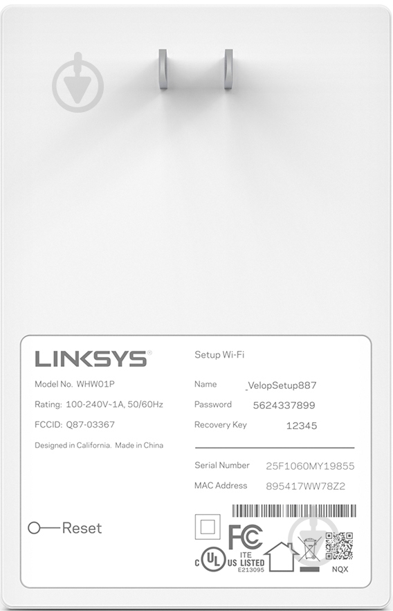 Ретранслятор Linksys (WHW0101P) - фото 6