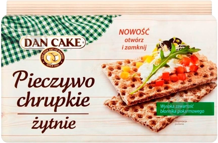 Хлебцы Dan Cake ржаные хрустящие 250г (5900864765204) - фото 1 Хлебцы Dan Cake ржаные хрустящие 250г (5900864765204) - фото 1