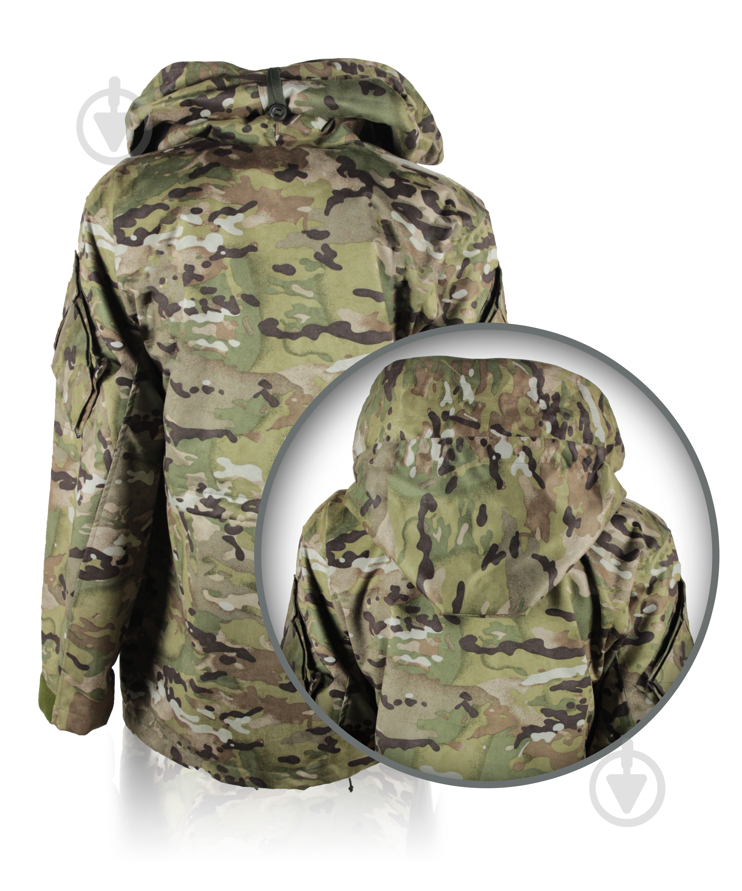 Куртка мужская демисезонная TORNADO Комбат MultiCAM. Р 44-46. Рост 170-176cм 43491-088-092_(170-176) р.S камуфляж - фото 4