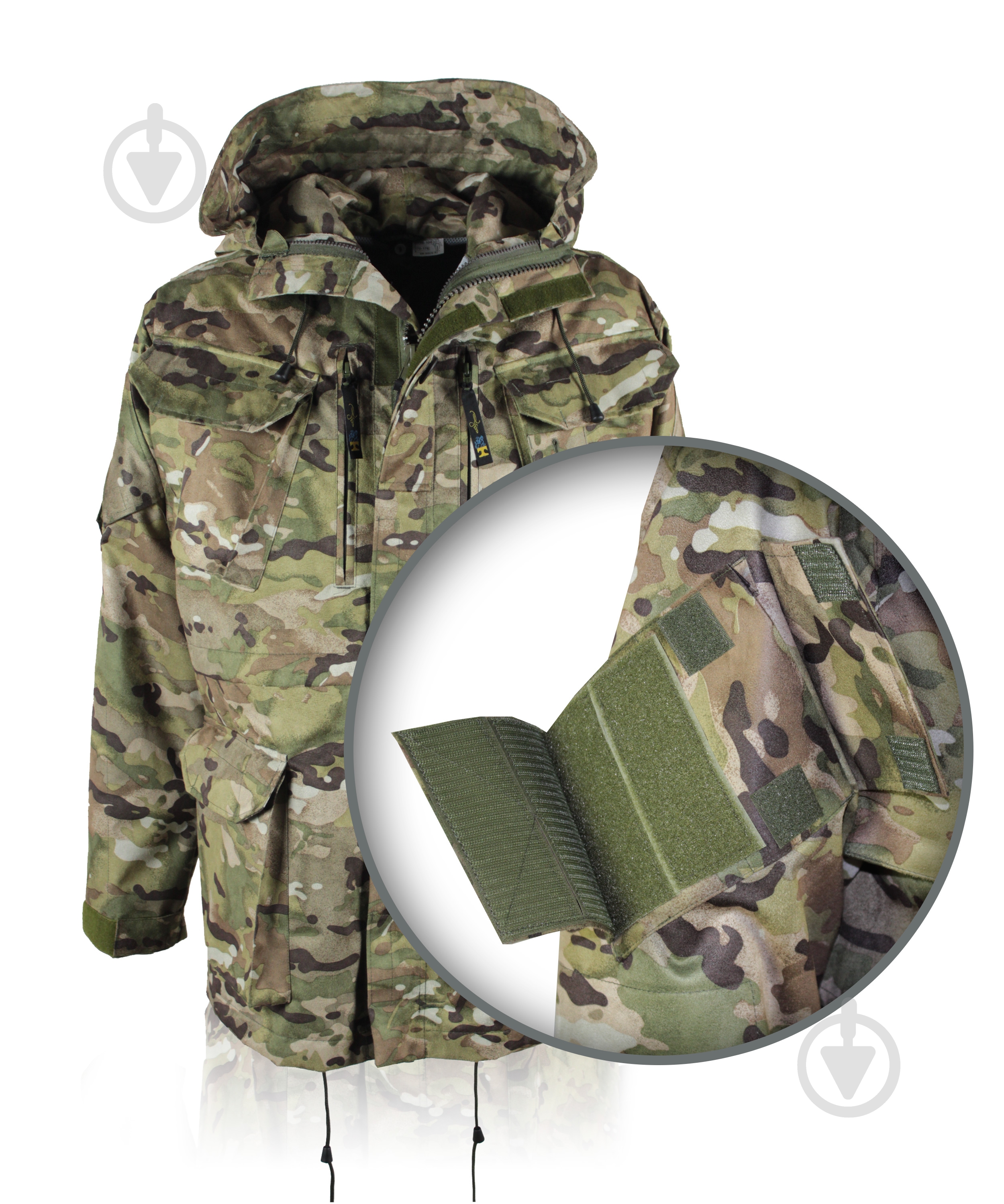 Куртка мужская демисезонная TORNADO Комбат MultiCAM. Р 44-46. Рост 170-176cм 43491-088-092_(170-176) р.S камуфляж - фото 7