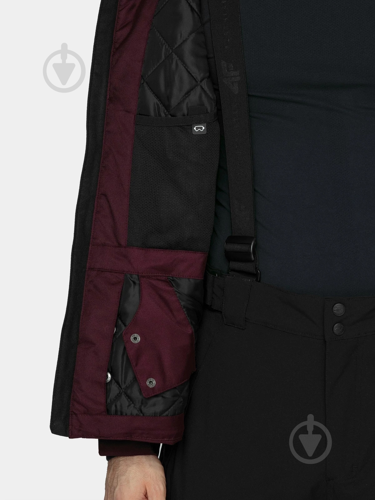 Куртка мужская зимняя 4F D4Z20-KUMN301-60S р.2XL темно-красная - фото 3 Куртка мужская зимняя 4F D4Z20-KUMN301-60S р.2XL темно-красная - фото 3