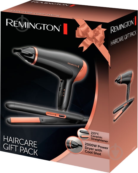 Набір фен + випрямляч Remington D3012GP - фото 4