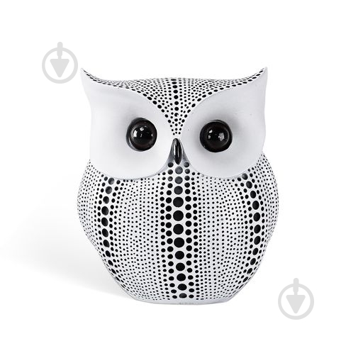 Статуэтка MVM DH-ST-07 сова 15х11 см белый с черным - фото 1