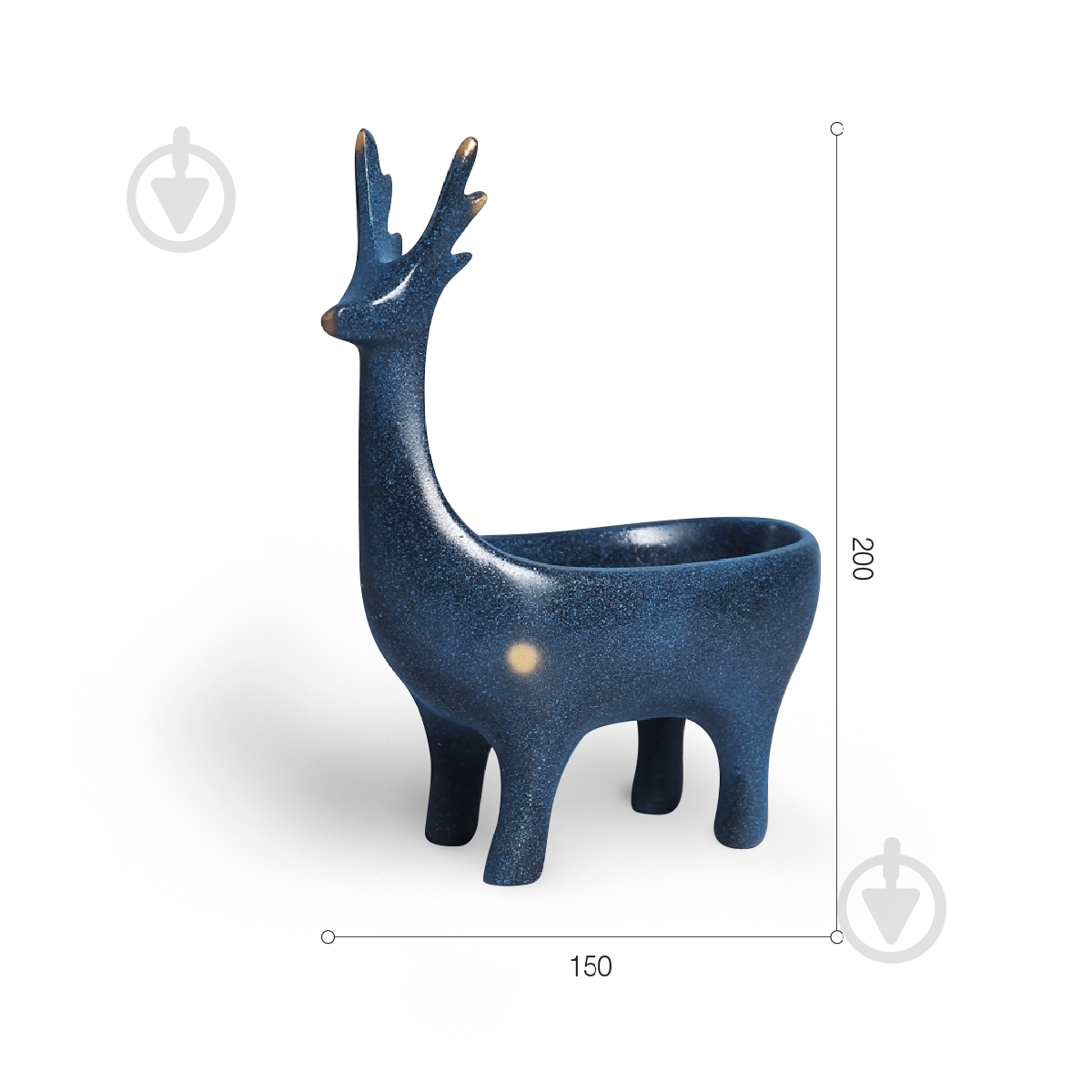 Статуэтка MVM DH-ST-10 20х15х10 см синий - фото 6